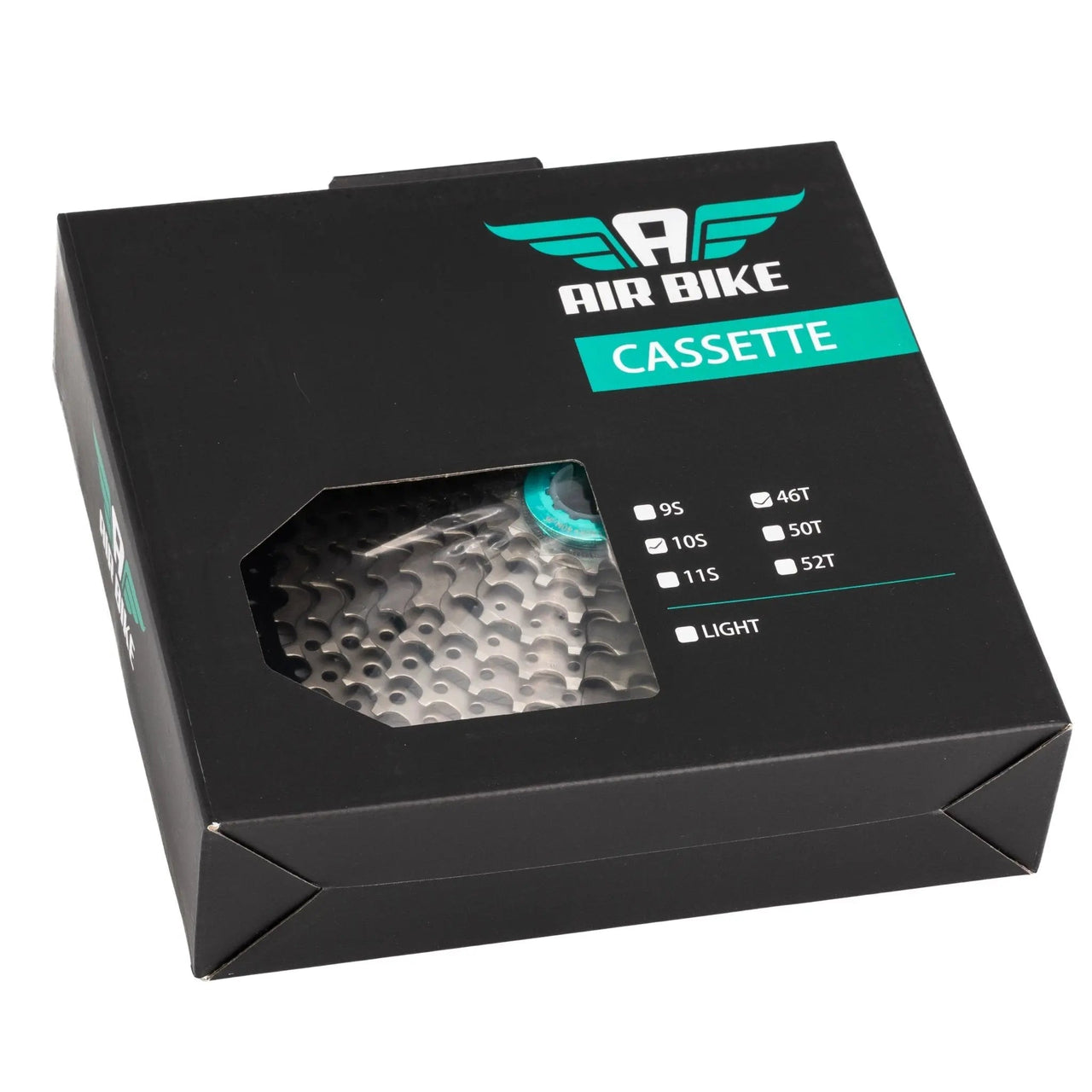 10 Speed Cassette 11 - 46T Shimano Compatible Clearance - Air BikeBicycle Cassettes & Freewheels