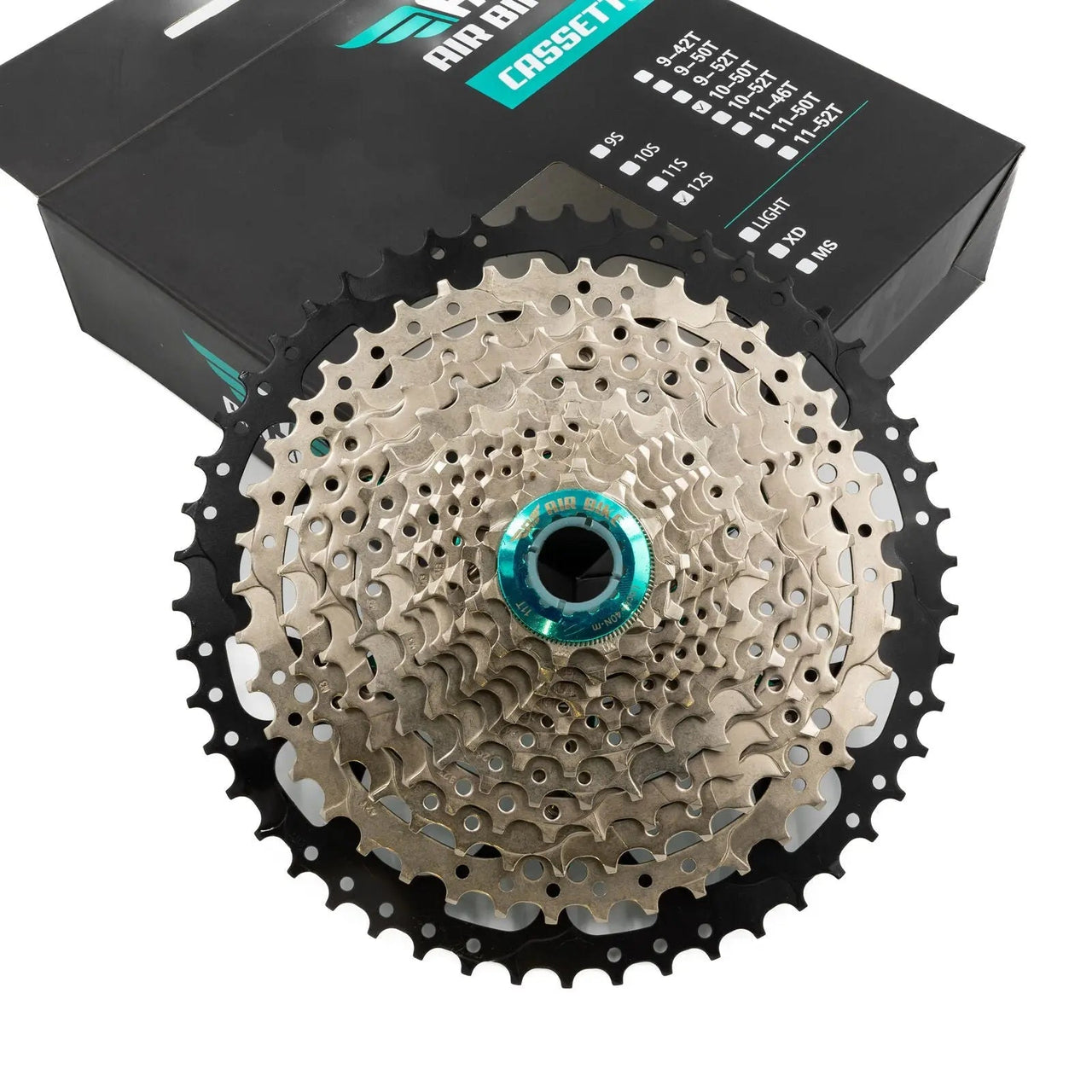 12 Speed 11 - 42T Cassette For Mountain Bike MTB & Road fits Shimano/Sram - Hyper Glide CLEARANCE - Air Bike