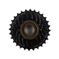 Thumbnail for 7 Speed 14-28T Indexed Freewheel Shimano Compatible Cassette Black Rust-Proof - Air BikeBicycle Cassettes & Freewheels