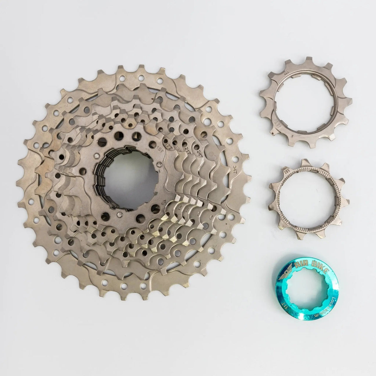 9 Speed 11 - 34T Cassette Mountain/Bike MTB & Road fits Shimano/Sram AirBike UK CLEARANCE - Air BikeBicycle Cassettes & Freewheels