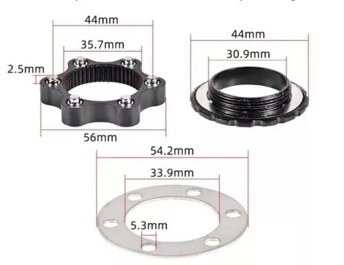 AirBikeUK's 6 Bolt to Centerlock Adapter: Seamless Conversion Solution - Air Bike