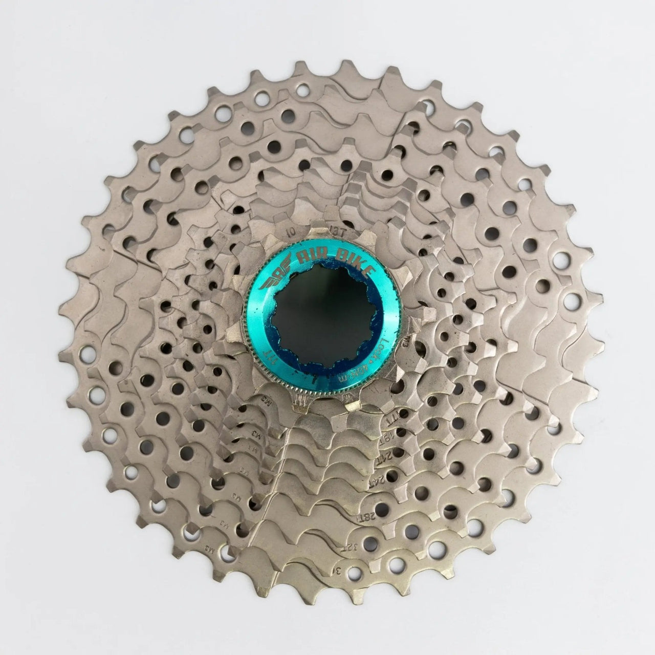 Nickel-Plated 10 Speed 11-36 Cassette by AirBike UK