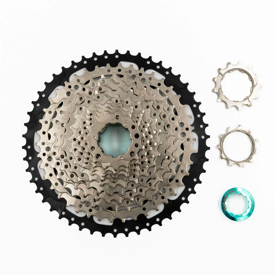 12 Speed 11-46T Cassette For Mountain Bike MTB & Road fits Shimano/Sram - Hyper Glide - Air Bike