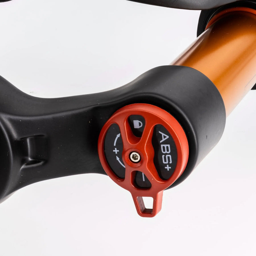 26 Air Bike Air Fork 100mm Mountain Bike Suspension Fork, Travel & Rebound 1 1/8 inch Threadless Straight Steerer Disc Brake Compatible, Air Suspension System - Air BikeSuspension Fork