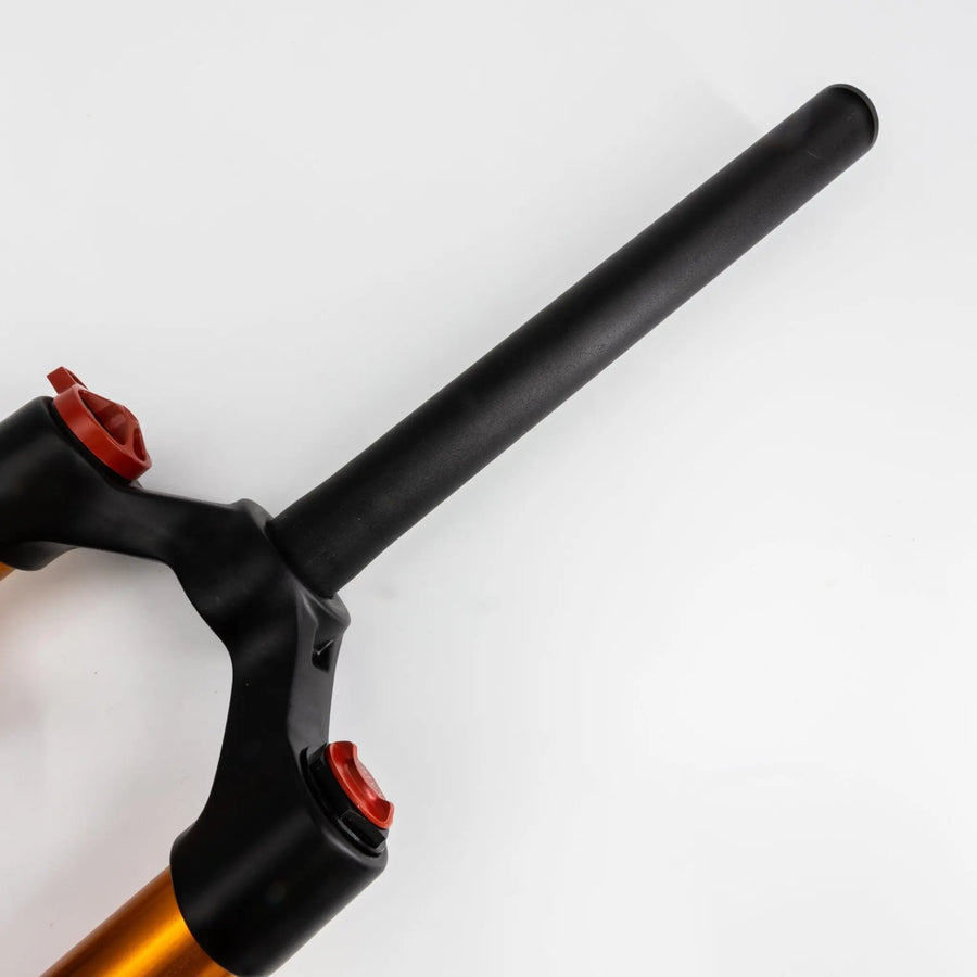 26 Air Bike Air Fork 100mm Mountain Bike Suspension Fork, Travel & Rebound 1 1/8 inch Threadless Straight Steerer Disc Brake Compatible, Air Suspension System - Air BikeSuspension Fork