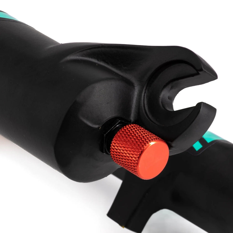 26 Air Bike Air Fork 100mm Mountain Bike Suspension Fork, Travel & Rebound 1 1/8 inch Threadless Straight Steerer Disc Brake Compatible, Air Suspension System - Air BikeSuspension Fork