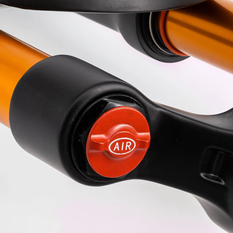 26 Air Bike Air Fork 100mm Mountain Bike Suspension Fork, Travel & Rebound 1 1/8 inch Threadless Straight Steerer Disc Brake Compatible, Air Suspension System - Air BikeSuspension Fork