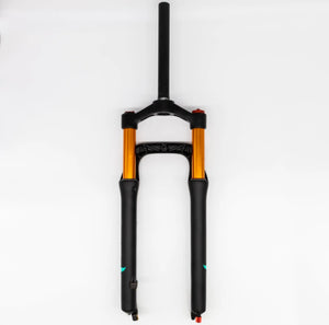 26 Inch Fat Tyre Air Fork 120mm Travel + Lockout and Rebound Black - Air Bike - Air Bike