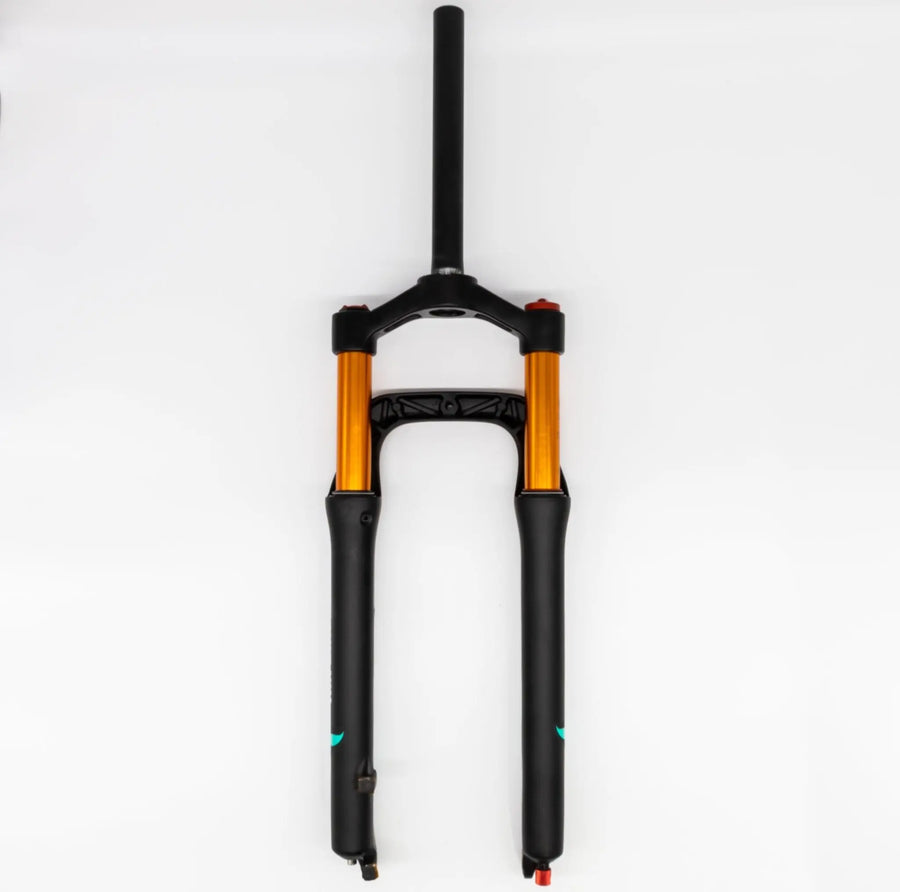 26 Inch Fat Tyre Air Fork 120mm Travel + Lockout and Rebound Black - Air Bike - Air BikeSuspension Fork