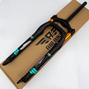 26 Inch Fat Tyre Suspension Fork 120mm Travel + Lockout Black - Air Bike - Air Bike