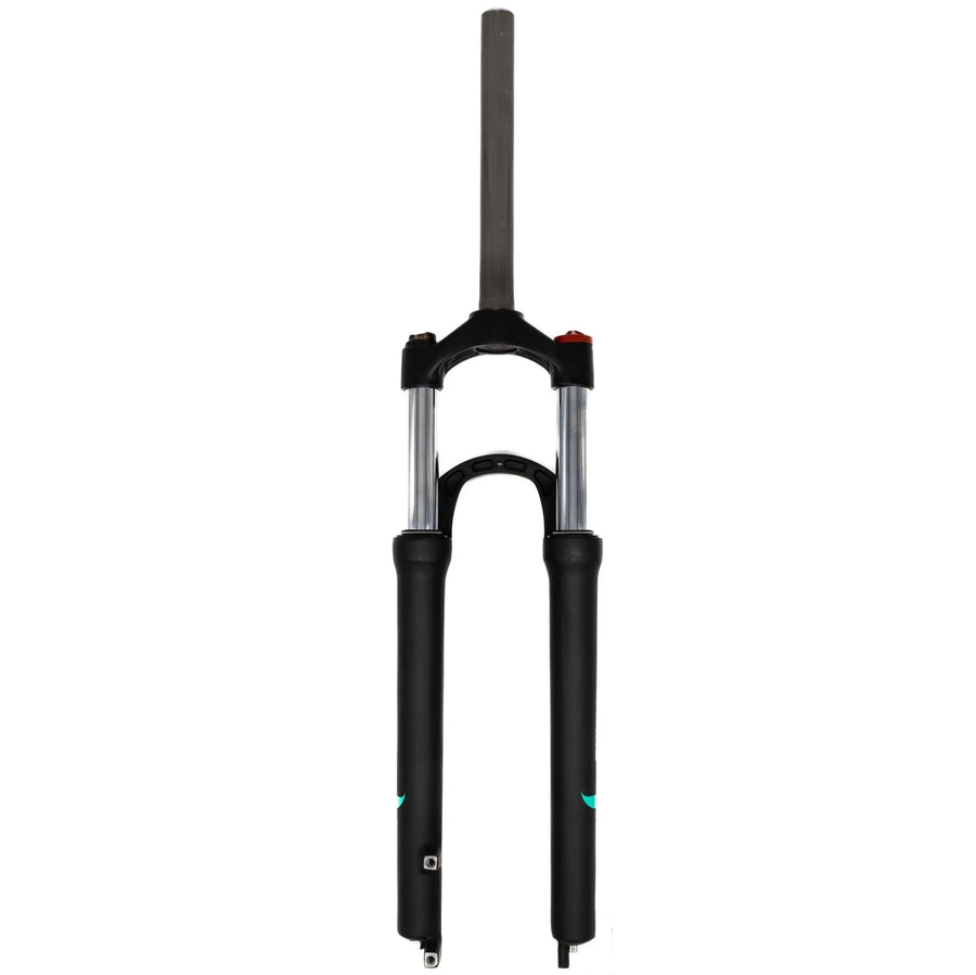 26 Inch Tapered Suspension Fork Black Air Bike XC28 100mm Travel & Lockout Mountain Bike Quick Release Fork - Air Bike