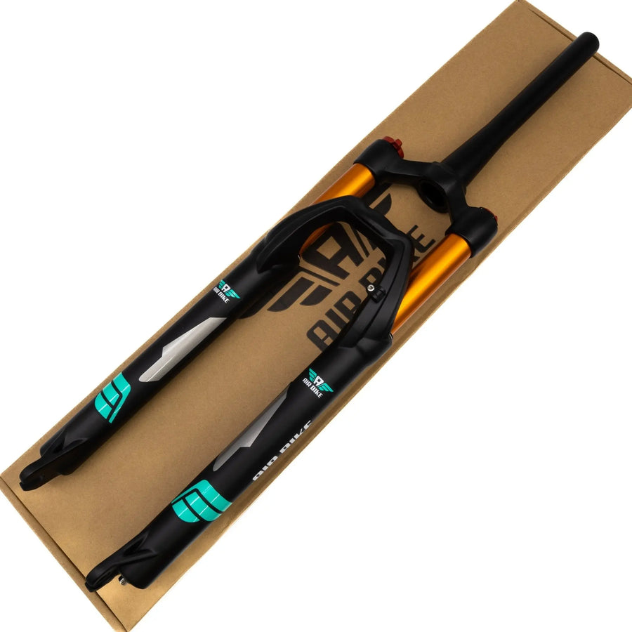 27.5 Tapered Air Fork XC32A 120mm Travel Black Disc Brake Quick Release & Rebound - Air BikeSuspension Fork