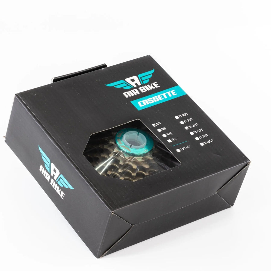 8 Speed 11-28T Cassette MTB fits Shimano & Sram HG Hubs - AirBike.uk - Air BikeBicycle Cassettes & Freewheels