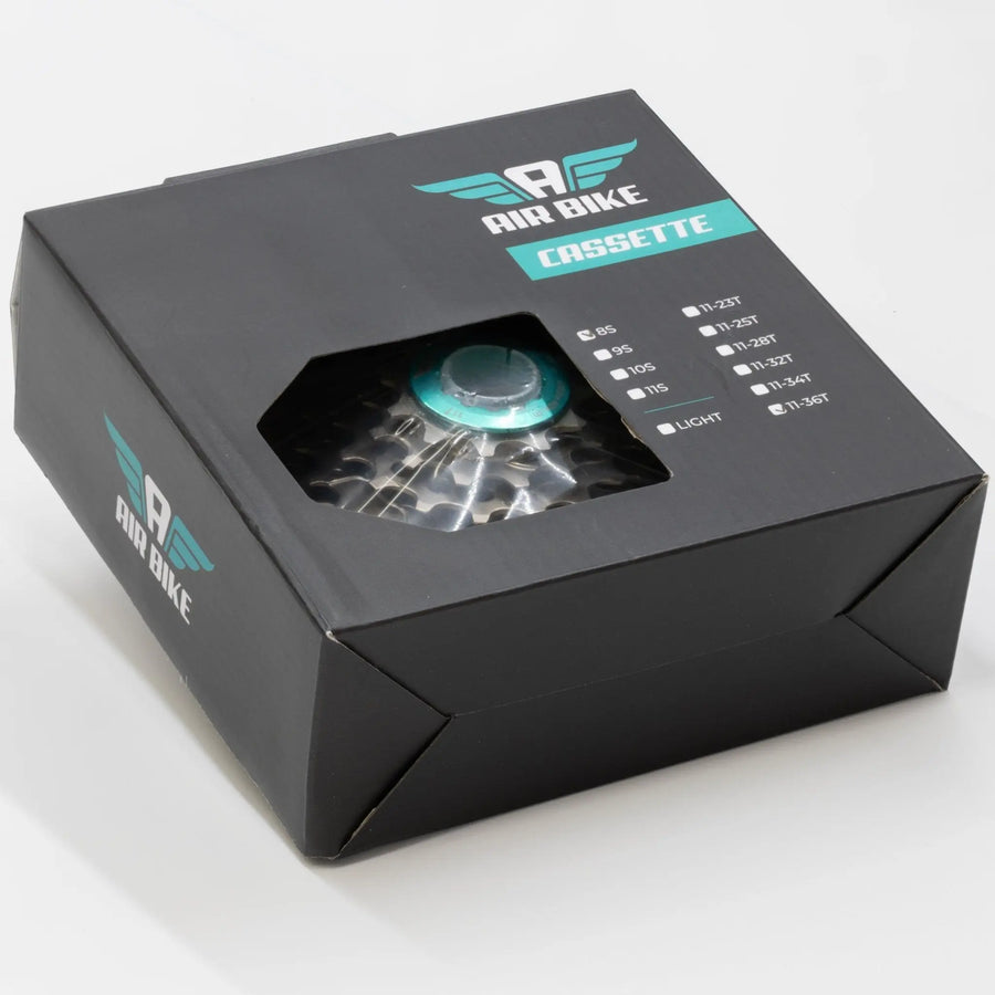 8 Speed 11-36T Cassette MTB fits Shimano & Sram - Air Bike - Air BikeBicycle Cassettes & Freewheels