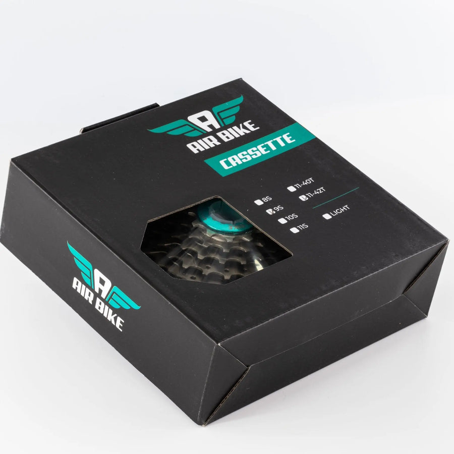 9 Speed 11-42T Cassette Mountain/Bike MTB fits Shimano/Sram AirBike UK - Air BikeBicycle Cassettes & Freewheels