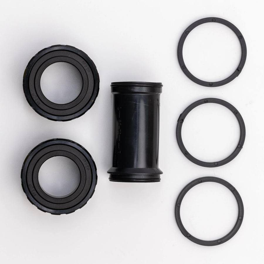 BB52 GXP Bottom Bracket Threaded BSA 68-73mm Sram 22mm-24mm Crank Black - Air BikeBicycle Bottom Brackets