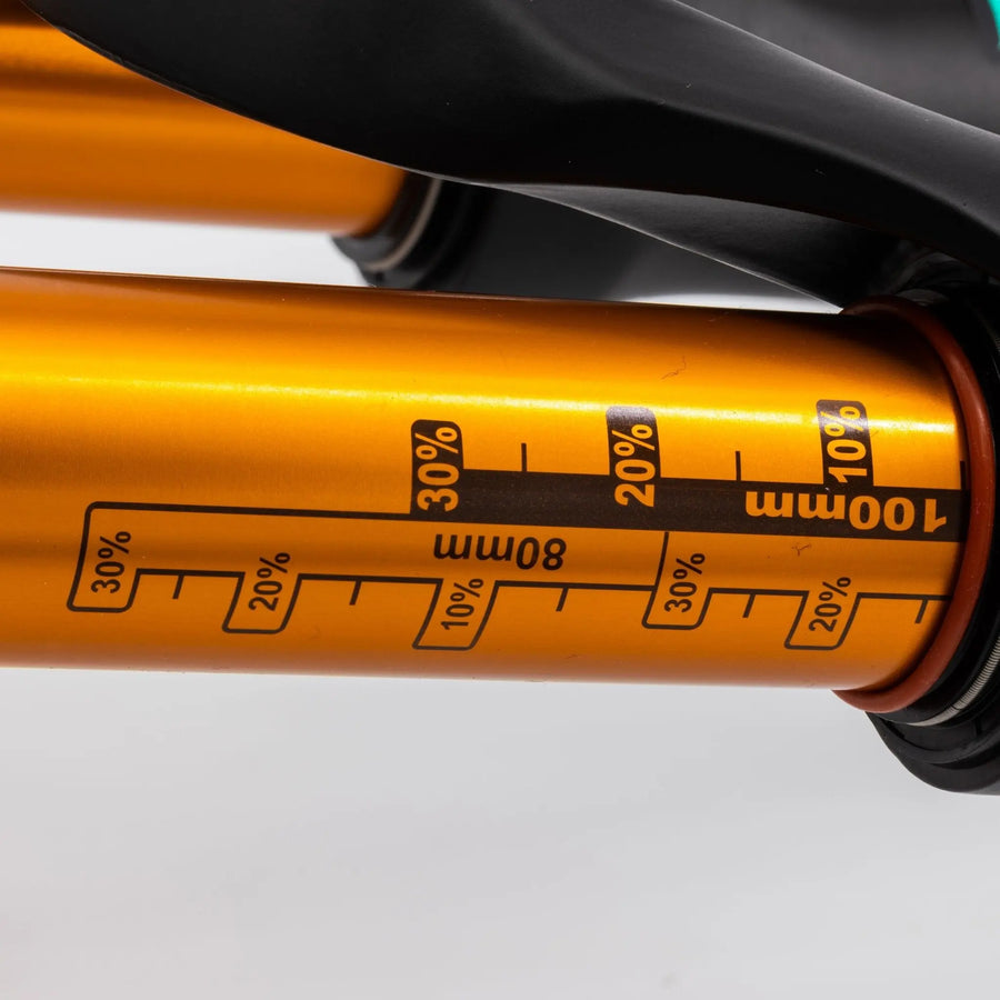 Air Bike Air Fork Mountain Bike Suspension Fork, Travel & Rebound 1 1/8 inch Threadless Straight Steerer Disc Brake Compatible, Air Suspension System - Air BikeSuspension Fork