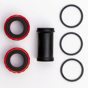 BB52 GXP Bottom Bracket Threaded BSA 68-73mm Sram 22mm-24mm Crank Red - Air Bike