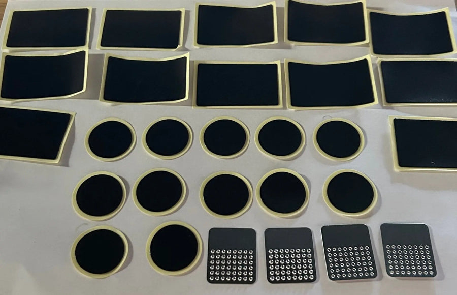 Bike Puncture Repair Kit Boxed Self Adhesive Patches Patch Tyres Tires MTB Road - Air BikeTools