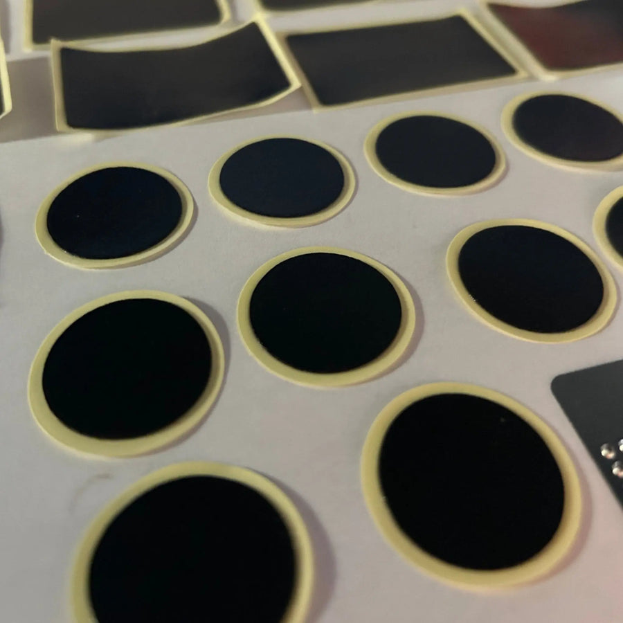 Bike Puncture Repair Kit Boxed Self Adhesive Patches Patch Tyres Tires MTB Road - Air BikeTools