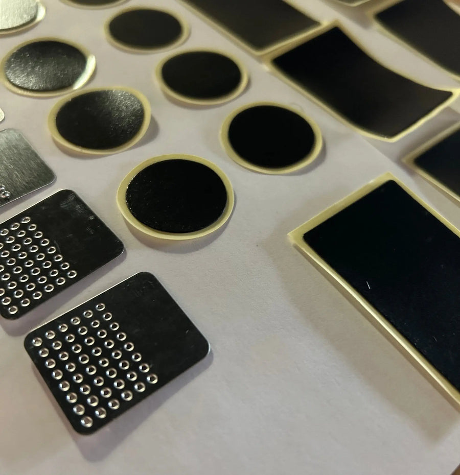 Bike Puncture Repair Kit Boxed Self Adhesive Patches Patch Tyres Tires MTB Road - Air BikeTools