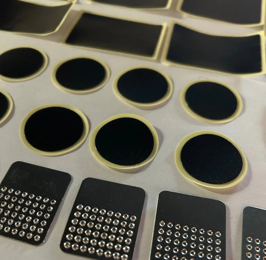 Bike Puncture Repair Kit Boxed Self Adhesive Patches Patch Tyres Tires MTB Road - Air BikeTools