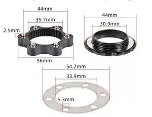 Centre Lock Adapter Centre Lock To 6 Bolt Rotor Shimano SRAM MTB Road airbikeuk - Air Bike