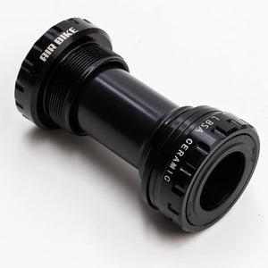 Ceramic BB52 Bottom Bracket Threaded BSA 68-73mm for Shimano Hollowtech II 24mm Crank Black - Air Bike