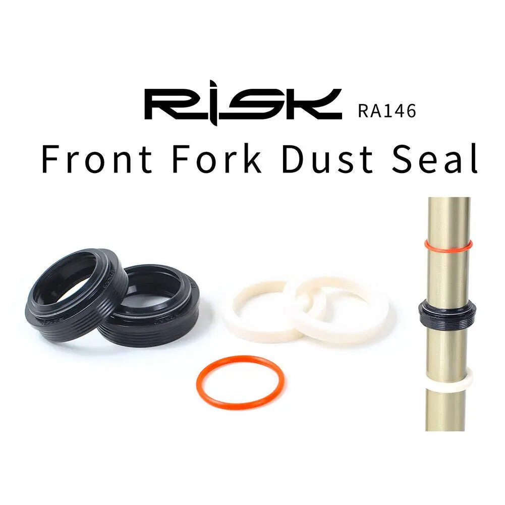 Fork Dust Seal Kit Maintenance Kit 32/34/36mm Bicycle Cycling MTB Bike RISK - Air Bike