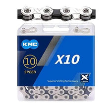 Load image into Gallery viewer, KMC 10 Speed Chain 116 links Nickle Plated MTB Road Bike - Air Bike
